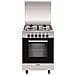 Cucina Elettrica A554MI6 4 Fuochi Gas Forno Elettrico Classe A Dimensioni 53x50 Colore Inox Serie Alpha - Foto miniatura 1
