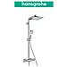 Colonna Doccia 27271000 Con Mix Termostatico, Soffione Mm240x240, Doccetta Crometta Ø100 (2 Getti Reg.) E Flessibile Cm 160 - Foto miniatura 3