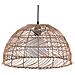 Lampadario In Rattan Marrone Chiaro Selenge - Foto miniatura 7