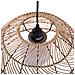 Lampadario In Rattan Marrone Chiaro Selenge - Foto miniatura 16