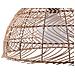 Lampadario In Rattan Marrone Chiaro Selenge - Foto miniatura 20