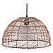 Lampadario In Rattan Marrone Chiaro Selenge - Foto miniatura 1