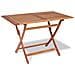 Set Da Pranzo Per Esterni 5 Pz In Legno Massello Di Teak - Foto miniatura 2