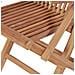 Set Da Pranzo Per Esterni 5 Pz In Legno Massello Di Teak - Foto miniatura 6