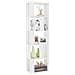 Libreria /Divisorio Bianco 45x24x159 cm in Legno Multistrato - Foto miniatura 2
