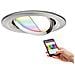 Paulmann 92964 Smarthome Zigbee - Faretto Da Incasso A Led Coin Nova Plus, 1 X 3,5 W, Rgbw, In Ferro Spazzolato - Foto miniatura 1
