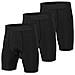 Strato Mens Compression Shorts Base Calze 3 Pack Sport Gym Training Allenamento Le Ghette Fresco E Asciutto Per Running Jogging Esercizio S - Foto miniatura 1