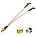 4g Lte Mobile Hotspot Mifi Antenna Antenna Adapter Cable Sma Femmina A Doppio Ts9 Cavo Del Connettore 15cm 6 Pollici Per Mifi Wifi Hotspot Mobile Router Modem Usb Huawei E5577 E5573 E5785 Netgear M1 M2 - Foto miniatura 1