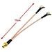 4g Lte Mobile Hotspot Mifi Antenna Antenna Adapter Cable Sma Femmina A Doppio Ts9 Cavo Del Connettore 15cm 6 Pollici Per Mifi Wifi Hotspot Mobile Router Modem Usb Huawei E5577 E5573 E5785 Netgear M1 M2 - Foto miniatura 2