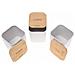 Kb-7485 Set Di Contenitori Da Cucina Con Coperchio In Bambù - Foto miniatura 7