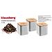 Kb-7485 Set Di Contenitori Da Cucina Con Coperchio In Bambù - Foto miniatura 10