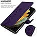 Cadorabo Custodia Compatibile Con Samsung Galaxy S22 Ultra In Lilla Scuro Fiore - Coperchio Protettivo In Design Floreale Con Chiusura Magnetica, Funzione Stand E Slot Per Carte - Foto miniatura 5