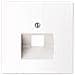 Meg4521-6035 Bianco Placca Per Interruttori E Coperchio Per Presa - Foto miniatura 1
