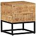 Tavolino 30x30x33 Cm In Legno Di Mango Grezzo - Foto miniatura 1