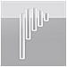 Applique Da Soffitto In Metallo Lagos 40 Bianco 400xø60 Mm Metallo - Foto miniatura 8