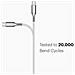 Cy2693pctyc Armoured Cavo Da Usb-c A Usb-c 1 Mt Bianco - Foto miniatura 2