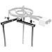 Supporto Treppiede Legl5 per Bruciatore a Gas Robusto Bruciatori per Paella 35- 70cm Colore Inox - Foto miniatura 2