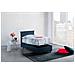 Letto Piazza E Mezza Astrid, Letto Contenitore Con Rivestimento In Tessuto, 100% Made In Italy, Apertura Frontale, Adatto Per Materasso Cm 120x200, Blu - Foto miniatura 3