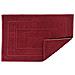 Tappeto Bagno Doccia Spugna Tinta Unita Torino Tappetino Super Assorbente In Cotone Pelo Corto Con Greca Parure 3 Pezzi Bordeaux - Foto miniatura 3
