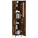 Credenza Rovere Fumo 34,5x34x180 Cm In Legno Multistrato - Foto miniatura 3