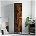 Credenza Rovere Fumo 34,5x34x180 Cm In Legno Multistrato - Foto miniatura 1