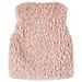 Gilet Da Bambina In Pelliccia Sintetica Rosa Chiaro 92 - Foto miniatura 2