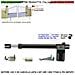 Motore Destro Titan 230 V 50 Hz Ricambio Cancello 2 Mt Corsa Stelo Di 300 Mm Sblocco Emergenza A Chiave Dotato Di Staf - Foto miniatura 1