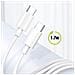 Caricabatterie Usb-c Per Macbook Carica Rapida 30w Cavo 1 Metro E 70, Bianco - Foto miniatura 3
