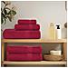 Set Asciugamani 12 Pz Bordeaux 360 Gsm 100% Cotone - Foto miniatura 3