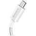 Cavo Di Ricarica E Trasferimento Usb-microusb 2a 1m, Bianco - Foto miniatura 3