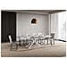 Tavolo allungabile 90x130/390 cm Plaker bianco frassino gambe bianche - Foto miniatura 3