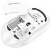 Mouse Hoco Wireless (gm25) 2.4g, Quattro Pulsanti Dual Mode White - Foto miniatura 2