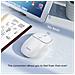 Mouse Hoco Wireless (gm25) 2.4g, Quattro Pulsanti Dual Mode White - Foto miniatura 3