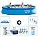 Piscina Fuori Terra - In Giro - 457x84 Cm - Blu - Include Accessori Coordinati A1217 - Foto miniatura 1