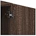 Schedario Rovere Marrone 60x32x77,5 Cm In Legno Multistrato - Foto miniatura 7