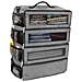 Borsa Portaoggetti Da Viaggio Pieghevole Organizer Di Grande Capacità Grey - Foto miniatura 1