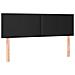 Giroletto a Molle con Materasso e LED Nero 140x200cm Similpelle - Foto miniatura 7