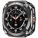Custodia Protettiva Cyber Hollow Compatibile Con Samsung Ultra E Samsung Galaxy Watch7, Design Robusto In Lega Di Zinco E Pc Grey - Foto miniatura 3