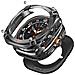 Custodia Protettiva Cyber Hollow Compatibile Con Samsung Ultra E Samsung Galaxy Watch7, Design Robusto In Lega Di Zinco E Pc Grey - Foto miniatura 5