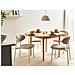 Tavolo Da Pranzo Estensibile Echo Rovere Chiaro 107/137 Cm 107 Cm - Foto miniatura 1