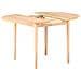 Tavolo Da Pranzo Estensibile Echo Rovere Chiaro 107/137 Cm 107 Cm - Foto miniatura 3
