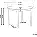 Tavolo Da Pranzo Estensibile Echo Rovere Chiaro 107/137 Cm 107 Cm - Foto miniatura 6