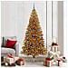Albero di Natale con 300 LED con supporto Oro 210 cm PET - Foto miniatura 2