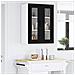 Pensile cucina con porta Nero 60 x 31 x 80 cm Legno multistrato - Foto miniatura 4