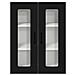 Pensile cucina con porta Nero 60 x 31 x 80 cm Legno multistrato - Foto miniatura 6