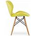 Set da pranzo | Tavolo rotondo bianco KOVA da 60 cm + 2 sedie gialle WAKO - Foto miniatura 8