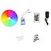 Striscia Led Neon Rgb 5m - Wi-fi Dual Mode, Telecomando 24 Tasti - Spina Ue Con 5 Clip - Foto miniatura 1