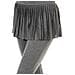 Legging Con Gonna Plissettata Elastica 70dfu0037 Donna - Foto miniatura 2
