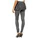 Legging Con Gonna Plissettata Elastica 70dfu0037 Donna - Foto miniatura 3