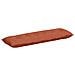 Cuscino per Schiena Rosso Arancio 160 x 50 cm Tessuto in Cords - Foto miniatura 1